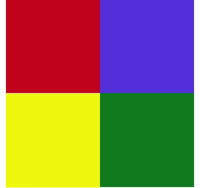 Rosco E Colour Primary Lighting Filter Gel Pack (4) 10"x12" Sheets