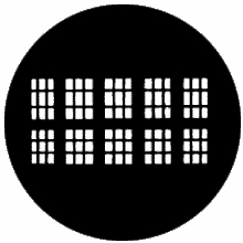 Rosco Elizabethan Window Standard Steel Gobo 77148