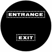 Rosco Entrance Exit 77971 Standard Steel Gobo
