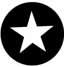 Rosco Five Point Star Steel Gobo Pattern  77708