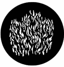 Rosco Flames 4 Steel Gobo 77960