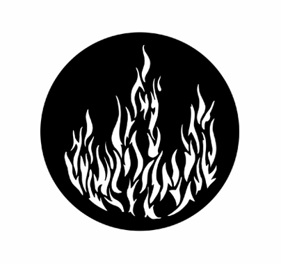 Rosco Flames Steel Gobo 77175
