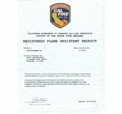 Rosco Flamex PA Flame Retardant Paint Additive