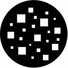Rosco Floating Squares 77221 Standard Steel Gobo