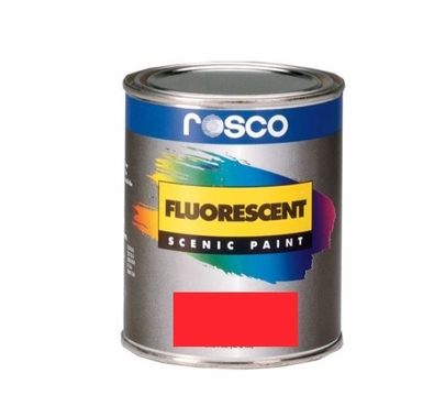 Rosco Fluorescent Red Paint 5780 | Gallon
