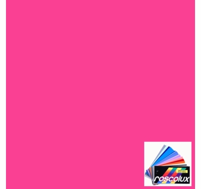 Rosco Fluorescent Sleeve E-Colour Rose Pink 002 48" fits T12 Lamp