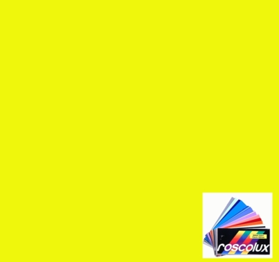 Rosco Fluorescent Sleeve E-Colour Yellow 101 48" fits T12 Lamp