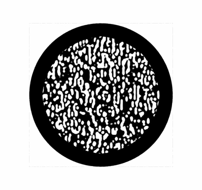 Rosco Frozen Rain 78446 Standard Steel Gobo