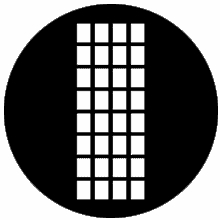 Rosco Georgian Window 77142 Standard Steel Gobo