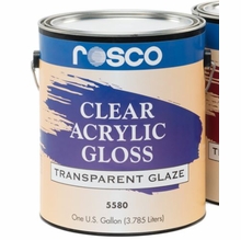 Rosco Gloss Clear Acrylic Glaze 1 Gallon - 5580