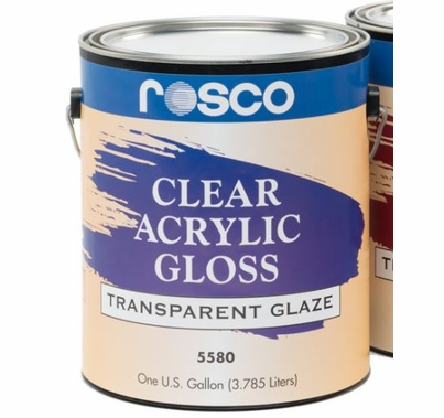 Rosco Gloss Clear Acrylic Glaze 1 Gallon - 5580