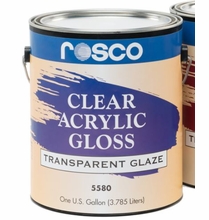 Rosco Gloss Clear Acrylic Glaze 1 Gallon - 5580