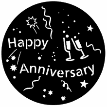 Rosco Happy Anniversary 71061 Standard Steel Gobo