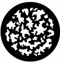 Rosco Leaf Breakup Large Steel Gobo 77806