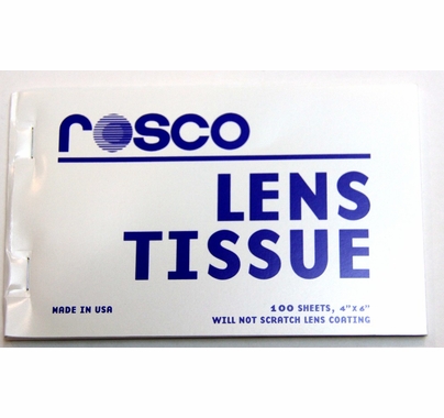 Rosco Lens Tissue 4"x6" 100 Sheet Booklet
