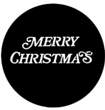 Rosco Merry Christmas Steel Gobo 77939