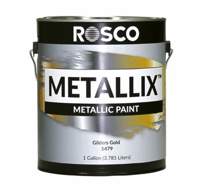 Rosco Metallix Paint 5479 Gilders Gold | Gallon