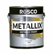 Rosco Metallix Paint 5480 Pyrite Gold | Gallon