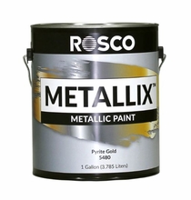Rosco Metallix Paint 5480 Pyrite Gold | Gallon