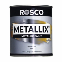 Rosco Metallix Paint 5480 Pyrite Gold | Quart