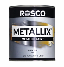 Rosco Metallix Paint 5480 Pyrite Gold | Quart