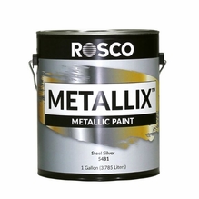 Rosco Metallix Paint 5481 Steel Silver | Gallon