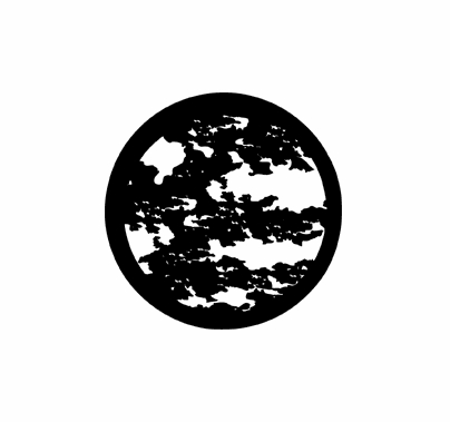 Rosco Moonlight Leaves 78222 Standard Steel Gobo