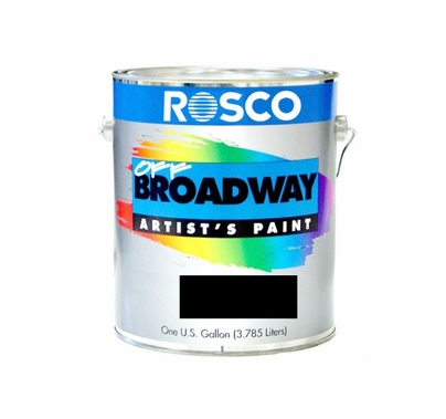 Rosco Off Broadway Black Paint Gallon 5352