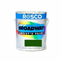 Rosco Off Broadway Chrome Oxide Green Paint Gallon 05365