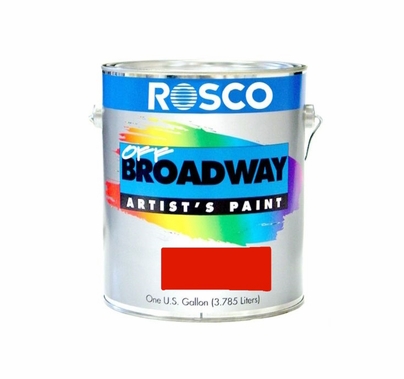 Rosco Off Broadway Fire Red Paint Gallon 05360