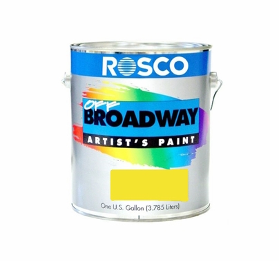 Rosco Off Broadway Lemon Yellow Paint Gallon 05366