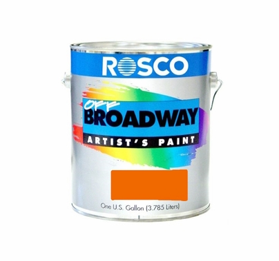 Rosco Off Broadway Orange Paint Gallon 5363