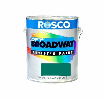 Rosco Off Broadway Pthalo Green Paint Gallon 05371