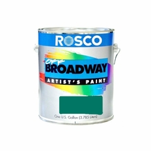 Rosco Off Broadway Pthalo Green Paint Gallon 05371