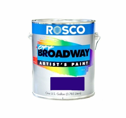 Rosco Off Broadway UltraMarine Blue Paint Gallon 05359