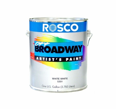 Rosco Off Broadway White White Paint Gallon 5351