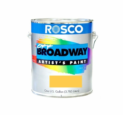 Rosco Off Broadway Yellow Ochre Paint Gallon 5353