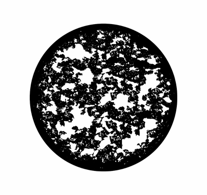 Rosco Open Stipple 78418 Standard Steel Gobo