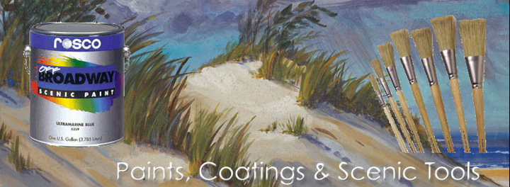 Rosco Paint, Flame Retardants, Brushes