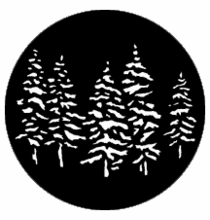 Rosco Pine Trees Steel Gobo 77551