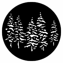 Rosco Pine Trees Steel Gobo 77551