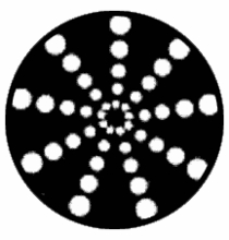 Rosco Radial Circles 79702 Standard Steel Gobo