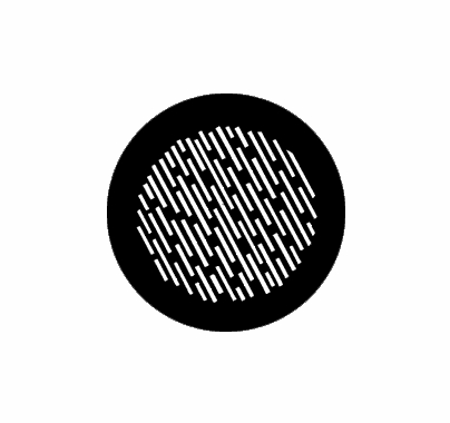 Rosco Rain A 77012 Standard Steel Gobo