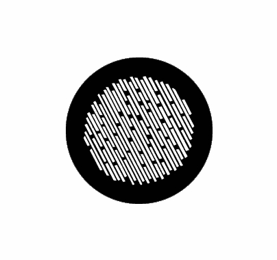 Rosco Rain B  77022 Standard Steel Gobo