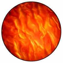 Rosco Red Ripple Color Wave Glass Gobo Pattern B Size 33101