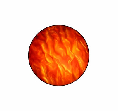 Rosco Red Ripple Color Wave Glass Gobo Pattern B Size 33101