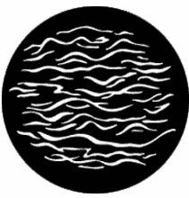 Rosco Reflected Water 2  Steel Gobo 77906