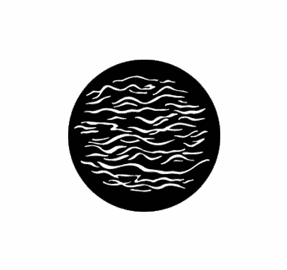 Rosco Reflected Water 2  Steel Gobo 77906