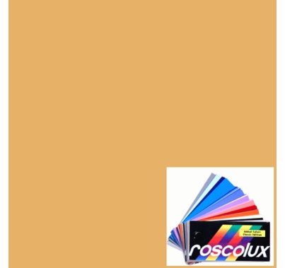 Rosco Roscolux 09 Pale Amber Gold Gel Filter Sheet