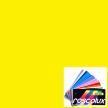 Rosco Roscolux 10 Medium Yellow 6" x 6" Gel Cut